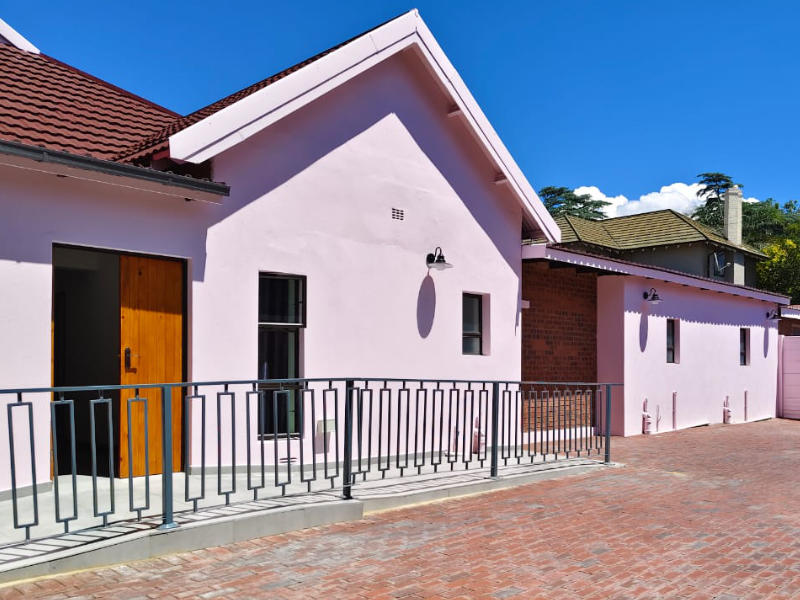 a row of micro retirement units